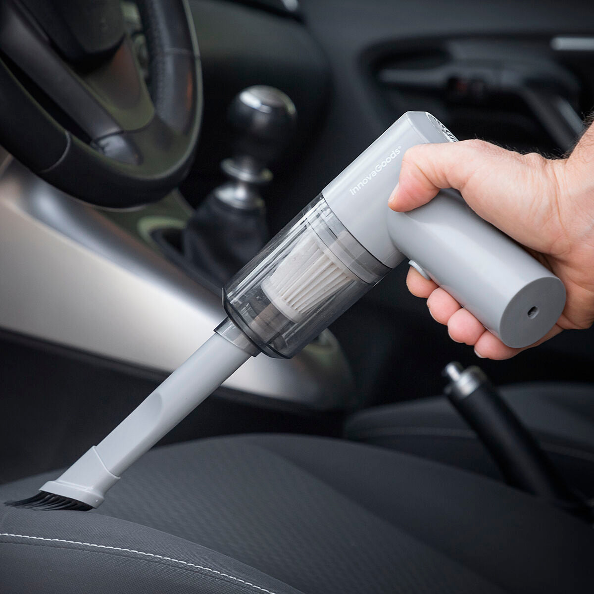 Mini aspiradora de mano inalámbrica recargable Recuum InnovaGoods
