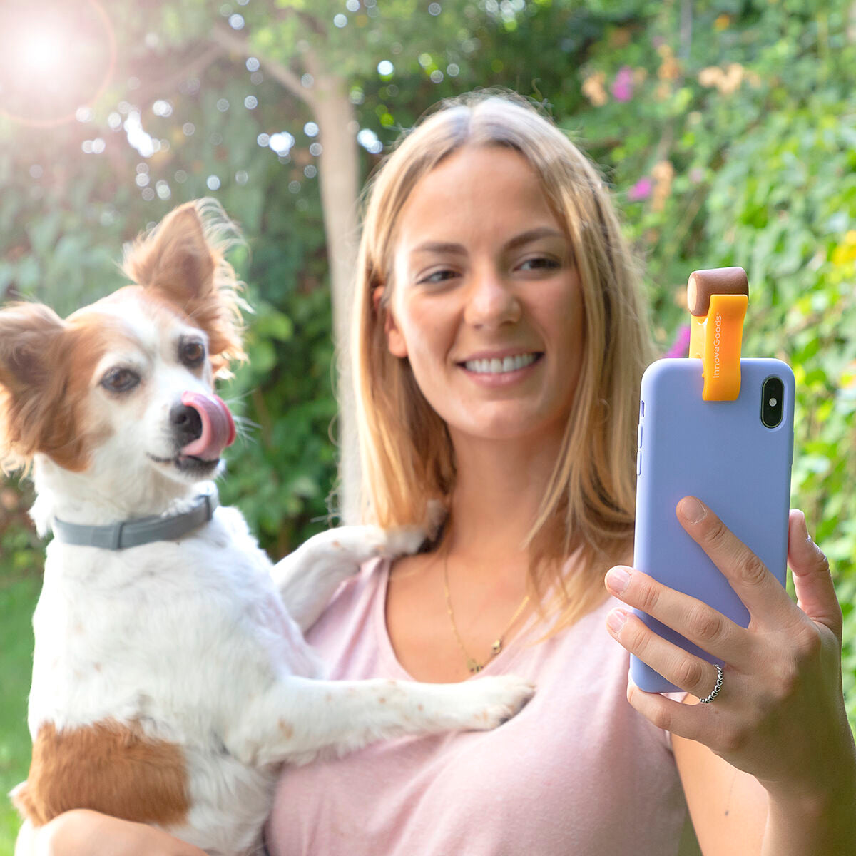 Clip para selfies para mascotas Pefie InnovaGoods