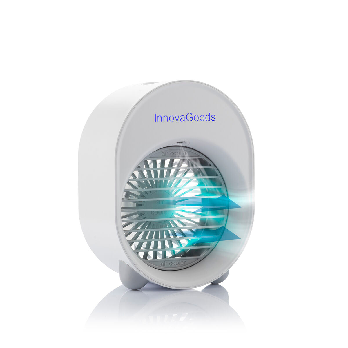 Mini enfriador de aire ultrasónico y humidificador con LED Koolizer InnovaGoods