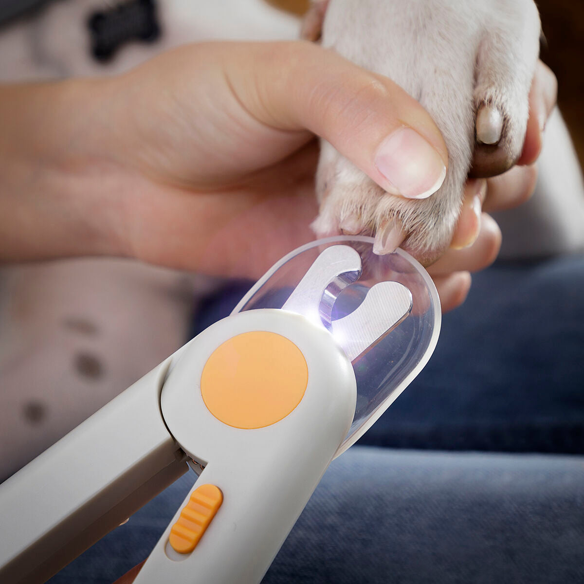 Cortaúñas para mascotas con clip LED InnovaGoods