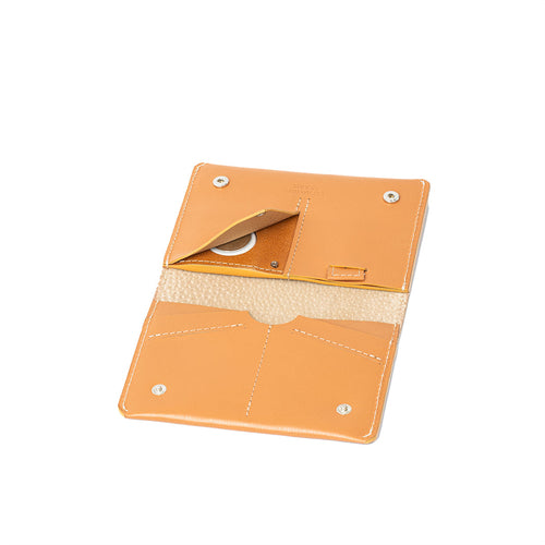 Cartera de viaje de cuero para AirTag