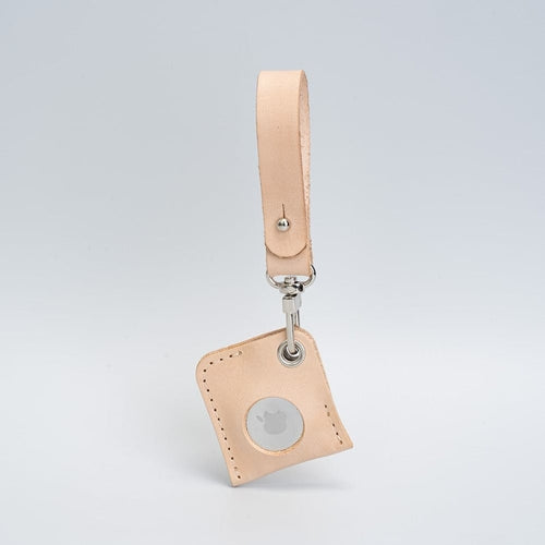 Leather AirTag bag charm
