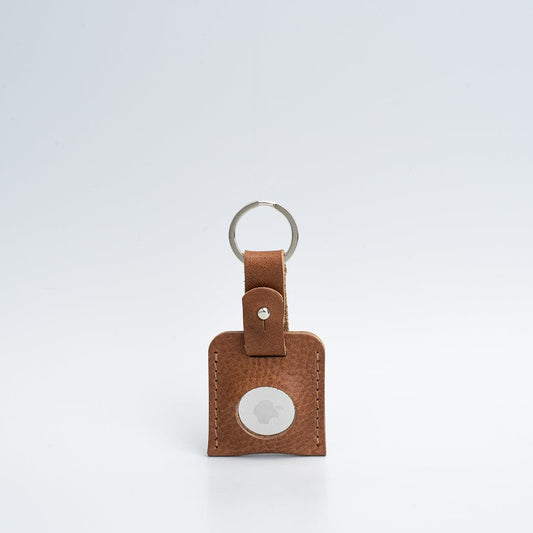 Leather AirTag Keyring