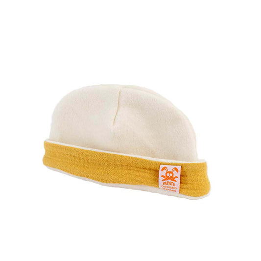 Gorro para recién nacido de algodón orgánico - Miel