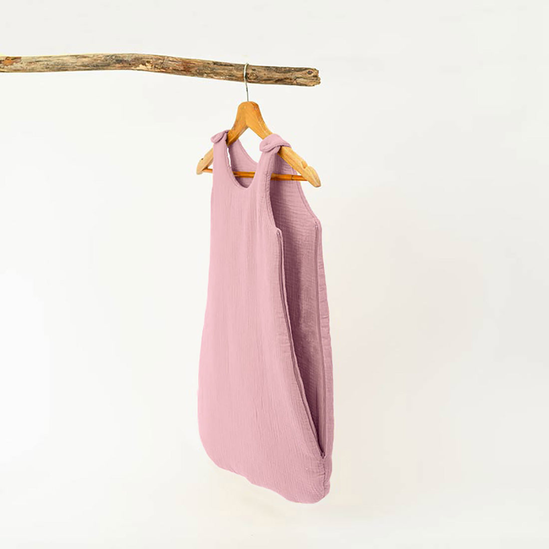 Saco de dormir de invierno de algodón orgánico - Rosa