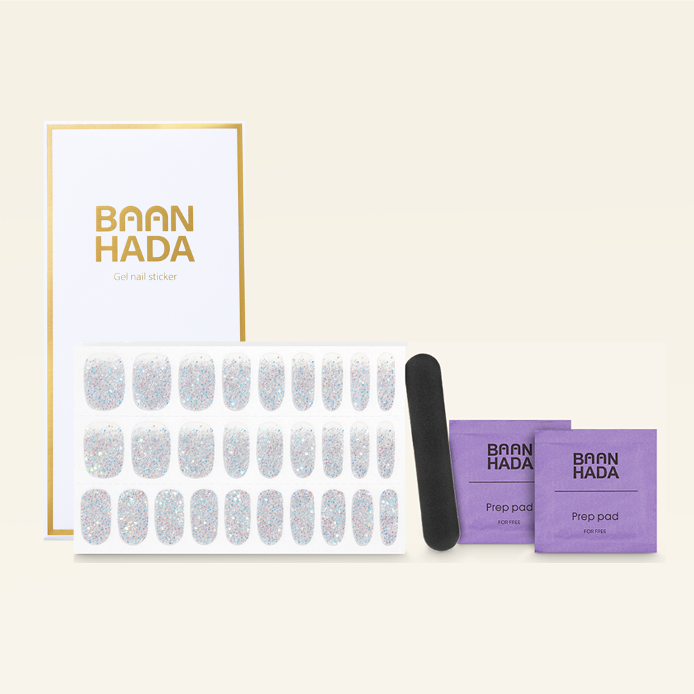 Tiras de gel coreanas para uñas, calcomanías para uñas, kits todo en uno 