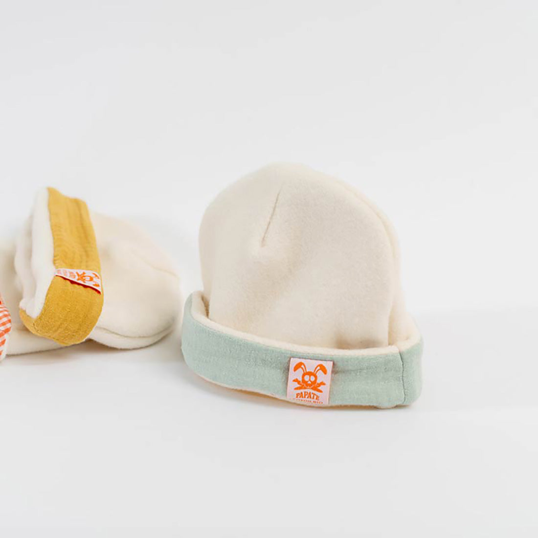 Gorro para recién nacido de algodón orgánico - Verde
