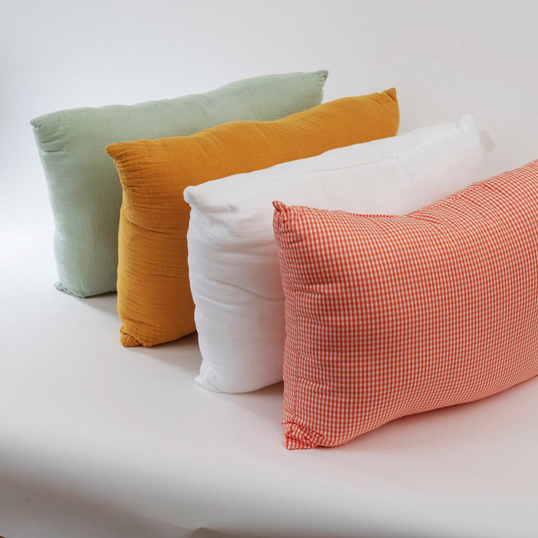 Coussin Rectángulo en Algodón Bio Miel