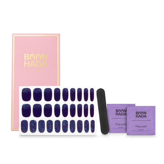 Tiras de gel coreanas para uñas, calcomanías para uñas, kits todo en uno 