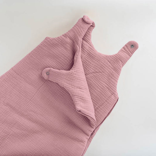 Saco de dormir de invierno de algodón orgánico - Rosa