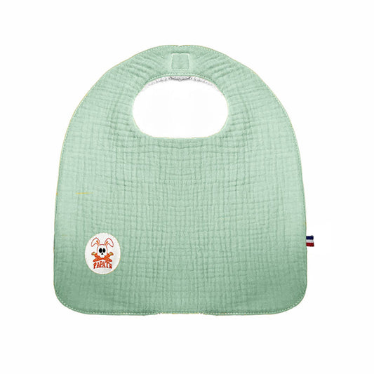 Babero de algodón orgánico - Verde