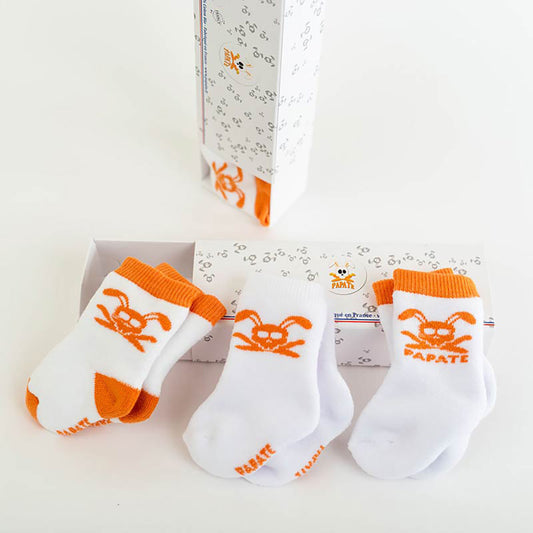 Calcetines para recién nacidos de algodón orgánico