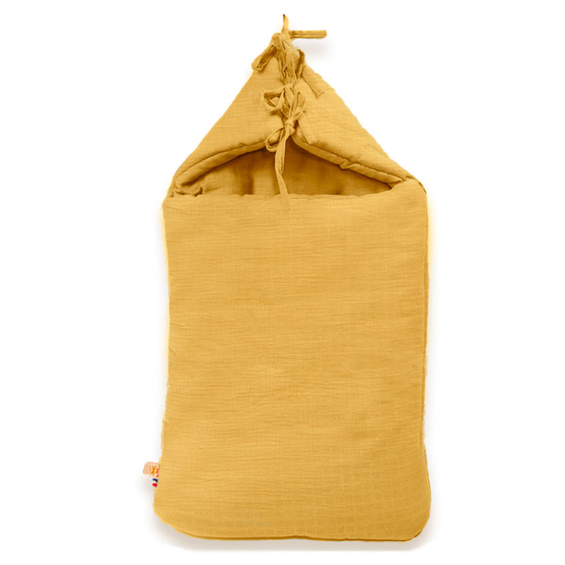 Bolsa de algodón orgánico tipo banderín - Miel
