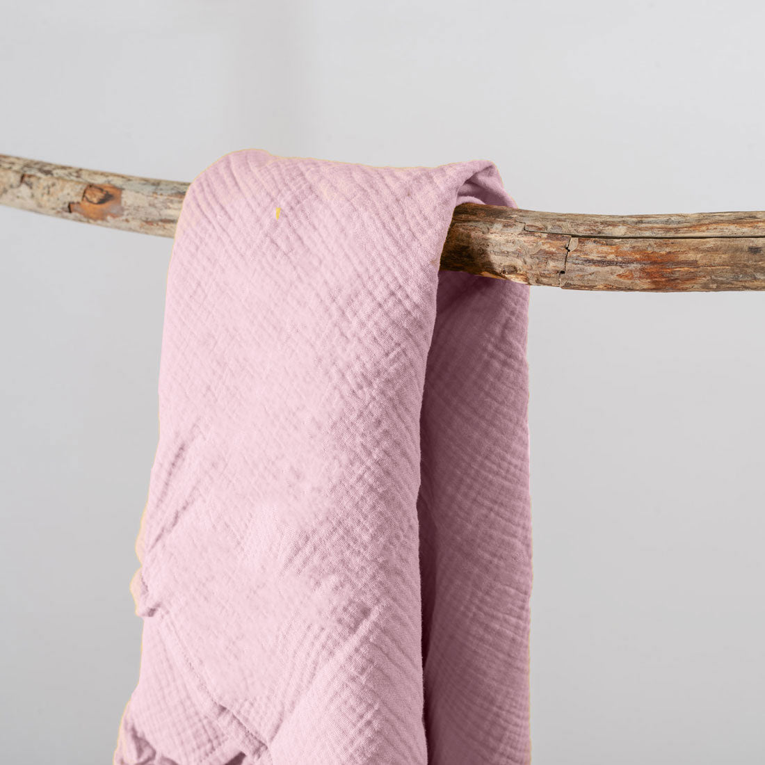 Mantas de algodón orgánico - Rosa