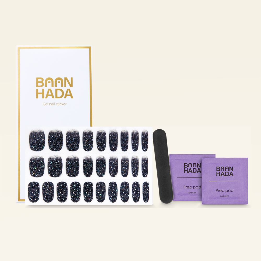 Tiras de gel coreanas para uñas, calcomanías para uñas, kits todo en uno 