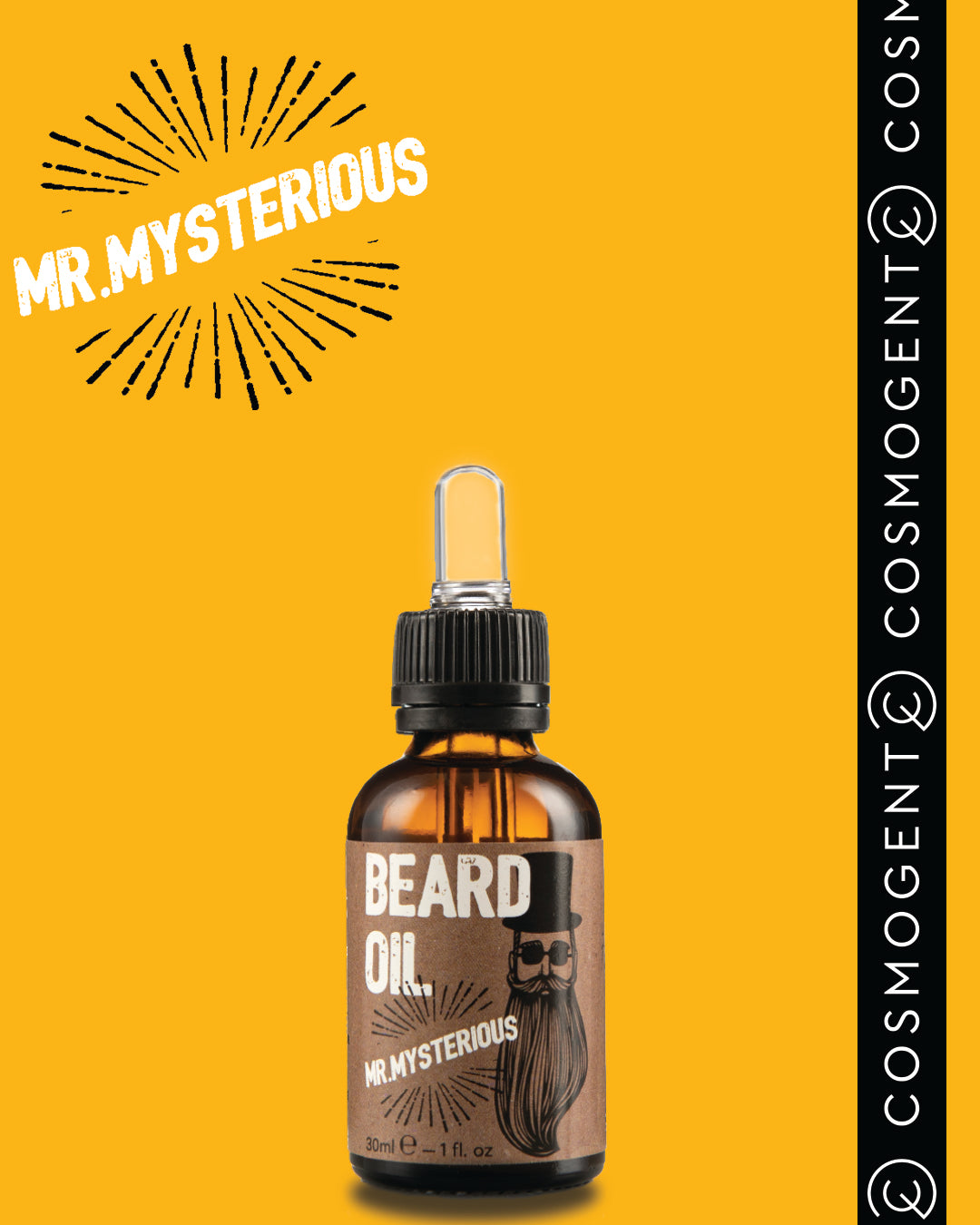 COSMOGENT Mr. Mysterious – Aceite para barba 30 ml 