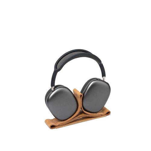 Soporte de cuero para AirPods Max (arena aterciopelada)
