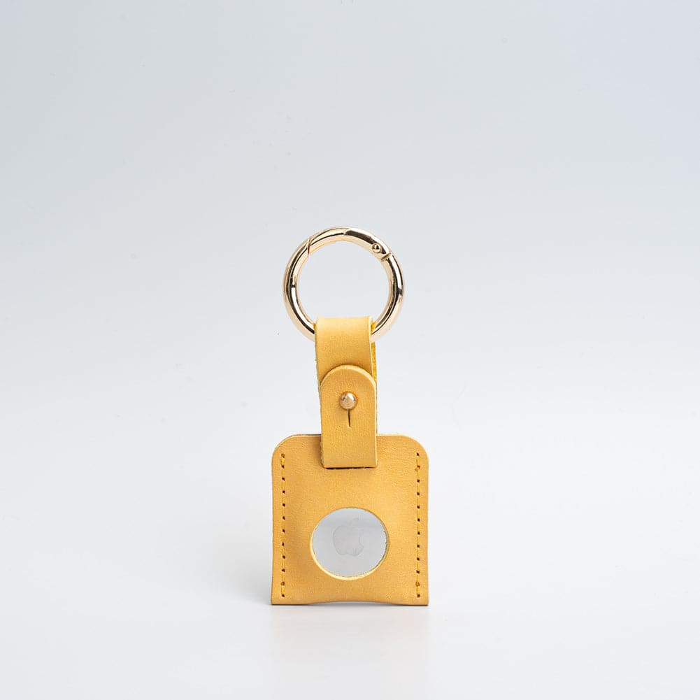 Leather AirTag Keychain